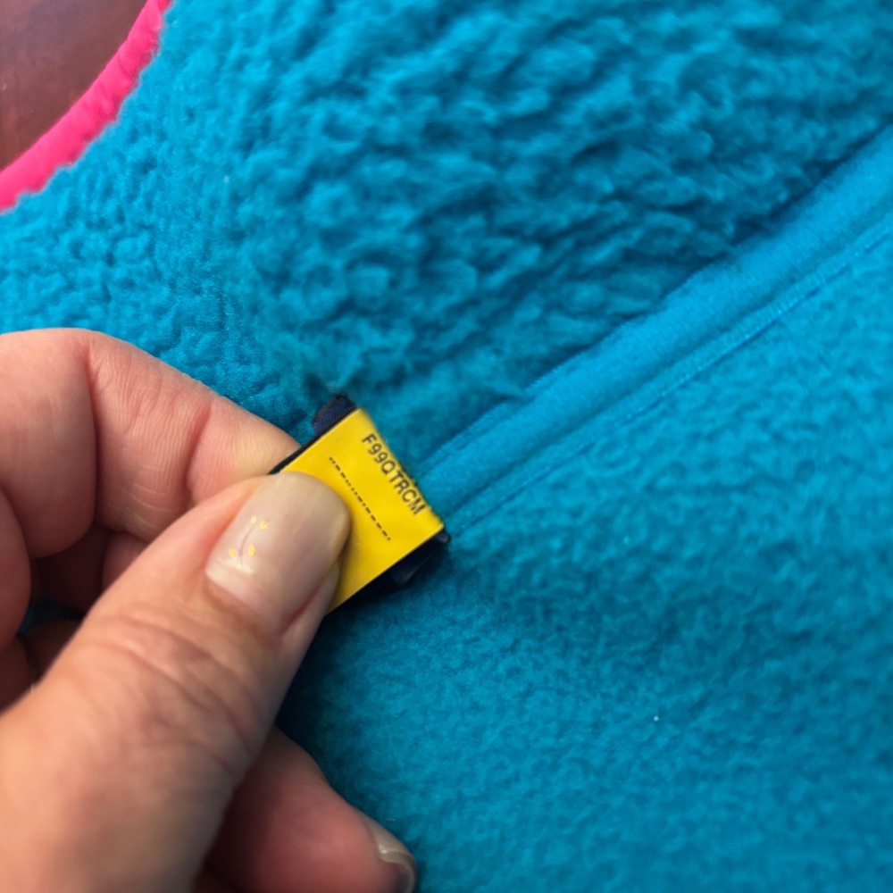 Polo Ralph Lauren | Men's XL Fleece Quarter Zip | Teal Colorblock | Spectre - Picture 14 of 16
